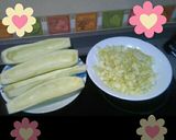 Foto del paso 1 de la receta Calabacines rellenos con carne picada a mi manera 💠