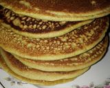 Foto del paso 1 de la receta: Pancakes de harina de arvejas con verduras y merluza salteadas