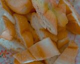 Hình bước làm 1 của món Bánh mì nướng bơ đường mật ong