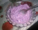 A picture of step 3 of Jamun shrikand.