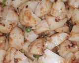 A picture of step 3 of Jeera aloo.
