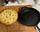 A picture of step 6 of Jalapeño Popper Corncake Skillet.