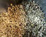 A picture of step 1 of Lentils, Leeks, and Garlic.