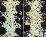 Foto langkah ke 5 dari resep Brownies oreo keju.