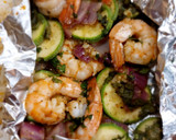 Foto del paso 3 de la receta: Camarones en papillote en freidora de aire