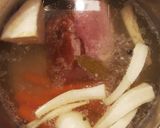 Kolbászos fejtett bableves galuskával recept fázis 2 fotója