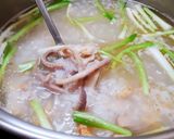 Hình bước làm 3 của món Cháo MỰC khô