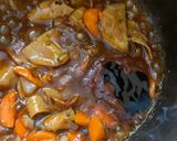 A picture of step 3 of Quick Mee Hon (Rice Vermicelli).