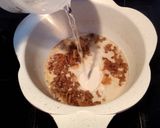 Foto langkah ke 3 dari resep Bubur Daging Telur Puyuh (MPASI Bayi 6 Bln+).