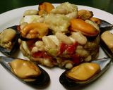 Foto del paso 3 de la receta Ensalada de alubias de León con berza