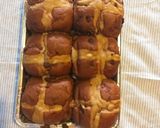 A picture of step 1 of Citrus Hot Cross Bun.