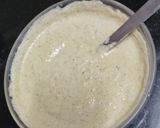 A picture of step 3 of Black eyed beans chilla.