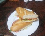 Foto del paso 7 de la receta: Super bocadillo de lomo adobado con verduras, queso y mayonesa