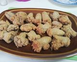 A picture of step 5 of Fried Hake Roe.