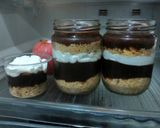 Foto langkah ke 5 dari resep S'mores in Jar.