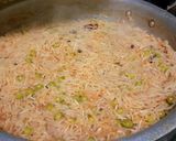 A picture of step 4 of Muttor pulao.