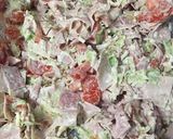 A picture of step 5 of Italian hoagie dip#mycookbook.