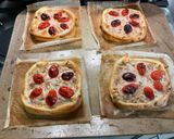Une image de l'étape 10 de Paniers feuilletés jambon emmental tomates.