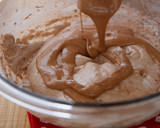 A picture of step 4 of Raspberry Chocolate Mousse Cake.