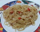 Foto langkah ke 9 dari resep One Pan Spaghetti Aglio Olio.