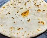 A picture of step 5 of Soya parantha.