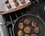 Foto del paso 3 de la receta: Spaghetti con albóndigas de lentejas (vegano)
