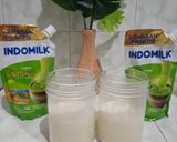 Foto langkah ke 6 dari resep Panna Cotta Matcha Pudding 2 Lapis ala Kafe 🍮💚.