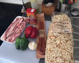 Foto del paso 1 de la receta: Sartén de migas con huevo frito 🍳