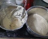 A picture of step 1 of Schezwan sandwich dosa.