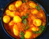 चटपटी बेबी पोटैटो करी (chatpati baby potato curry recipe in Hindi) रेसिपी चरण 8 फोटो