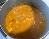 A picture of step 4 of Paneer Kolhapuri.