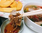 Hình bước làm 2 của món Canh chua bắp chuối