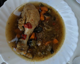 Foto del paso 4 de la receta: Jamoncitos de pollo con verduras y shiitake