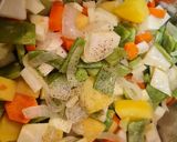 Foto del paso 3 de la receta: Puré de calabacín, judías verdes, patatas y zanahorias