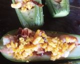 Foto del paso 8 de la receta: Calabacita española rellena de camarón, bañada en salsa bechamel