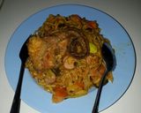 Foto langkah ke 9 dari resep Mie Goreng Nanas.