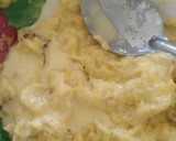 Foto del paso 5 de la receta: Lomo de res en salsa de epazote, elotes horneados y puré de plátano