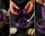 Foto del passaggio 1 della ricetta Tonno scottato con spuma di patate viola, barbabietola e amarena