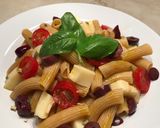Foto del paso 2 de la receta: Ensalada de fideos caprese 🍅