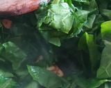 Foto del paso 1 de la receta Espaguetis con espinacas y bacon