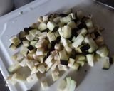 Foto del paso 7 de la receta: Pasta🍝con salsa de remolacha, calabacín y berenjena...🍝🥒🍆🌰🌶🍝