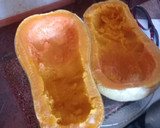 Foto del paso 4 de la receta: Zapallo anco relleno al horno con lo que hay en casa