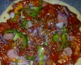Sausage Pepperoni Pizza#4weekschallenge#Snacksrecipe# recipe step 6 photo