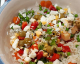 Foto del paso 3 de la receta: Ensalada de arroz con toque de soja