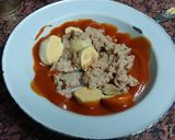 Foto del paso 3 de la receta Huevos rellenos de bonito, salsa de tomate y mayonesa