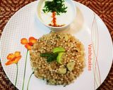A picture of step 7 of Sabudana Peanut Pulao.