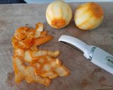 Foto del paso 2 de la receta: Torrijas al horno de miel, naranja y chocolate