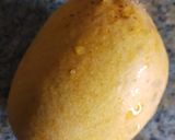 A picture of step 1 of Mango Saffron salad.