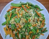 Foto langkah ke 7 dari resep Tumis buncis kapri wortel telur.