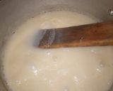 A picture of step 1 of Semolina swallow.